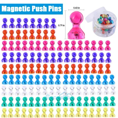 60-600X Small Strong Fridge Magnets Magnetic Memo Push Pins For White Boards • $98.99