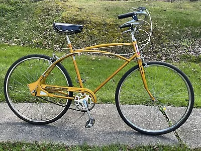 Vintage AMF Courier 3 Three Speed Cruiser 26”  Coppertone Gold Shimano Japan • $154.99