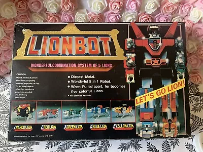 Rare Vintage 1980s Voltron KO LIONBOT Diecast Set With Box Made In Taiwan • $400