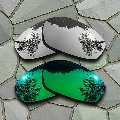 Chrome Titanium&Jade Green Polarized Lenses Replacement For-Oakley A Wire • $15.99
