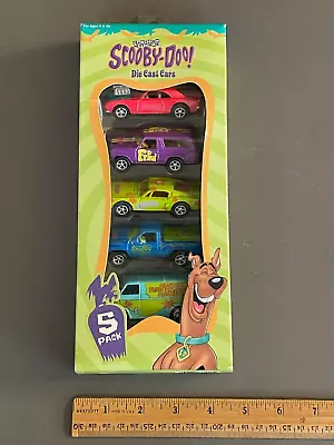 Vtg 2003 Hanna-barbera Cartoon Network Scooby Doo 5pk Diecast Car Set Nib • $24.97