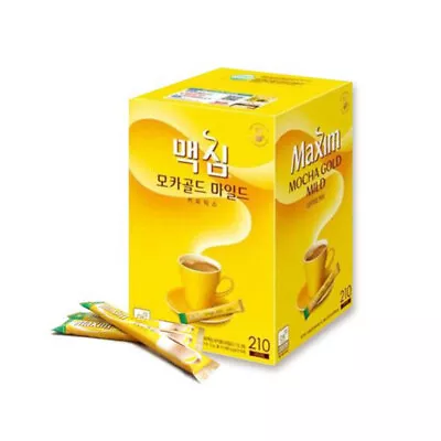 Korean MAXIM Mocha Gold Mild Mix Coffee 10/30/50pcs Instant Sugar Coffee Sweet • $12.79