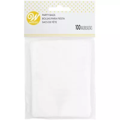 Wilton 100 Ct Disposable Clear Treat Bags 3 X 4 Inches Cake Pops Lollipops • $6.59