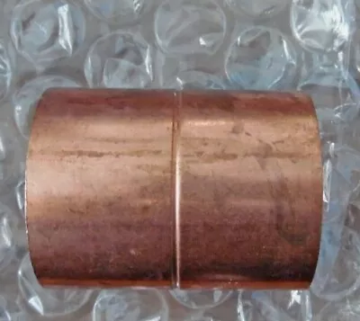 New Wrot Copper Coupling With Stop 2  C X C Connection • $9.99