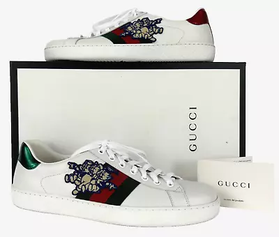 GUCCI NIB Men Auth MIS MATCHED 7 7.5 US 6.5 7 UK 40.5 41 Pigs Ace Sneakers Shoes • $237