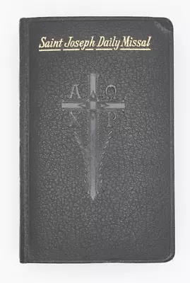 Vintage Saint Joseph Daily Missal Confraternity Version 1956 • $19.99