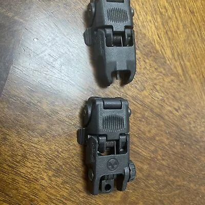 Polymer Backup Sights BUIS Gen 2 Black • $80