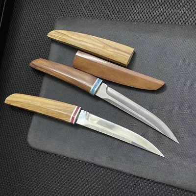 Japanese Style Mini Katana Knife Fixed Blade Hunting Bushcraft Outdoor Survival • $85.80