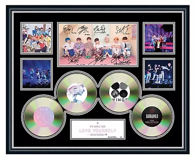 $119.99 • Buy Bts Love Yourself 2019 K-pop Boy Band Signed Limited Edition Framed Memorabilia
