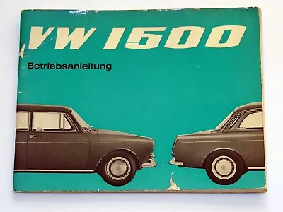 VW 1500 - 1966 - Operating Instructions Manual Operating Instructions • $16.02