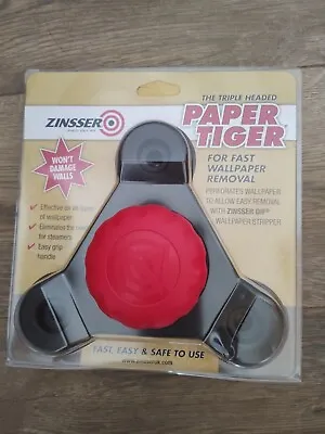 Zinsser Triple Headed Paper Tiger Wallpaper Perforator Tool New • £19.99