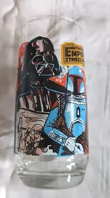 Darth Vader Glass 1980 Collector 5.25  Star Wars Empire Strikes Back Drinking • $29