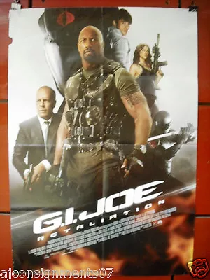 G.I. Joe: Retaliation {Jonathan Pryce} 40 X27  Original Folded Movie Poster 2013 • $14