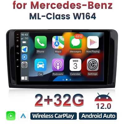 Android12 Car Radio For Mercedes Benz W164 ML350 GL320 X164 GPS Sat Nav Carplay  • £139.49