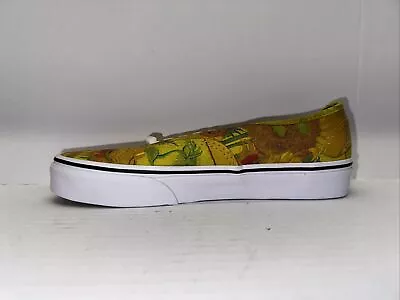 Vans Authentic X Van Gogh Museum Sunflower Shoes US Men 6.5 Womens 8 • $180.90