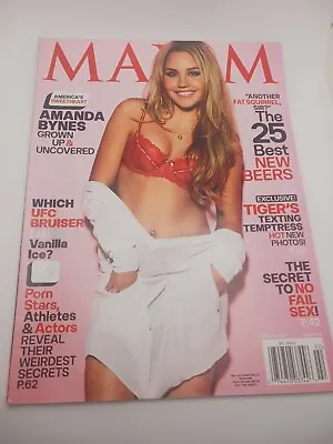 Maxim Magazines Amanda Bynes Grown Up. Feberuary 2010 • $6.38