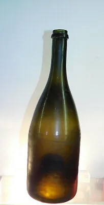 ANTIQUE FRENCH CHAMPAGNE WINE PONTIL HAND BLOWN SHIP WRECK OLD BOTTLE 1820's • $164.12