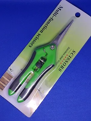 New Straight BLADE TRIMMING SCISSORS Bud Pruning Shears Plant Sharp Trimmer  • $5.97