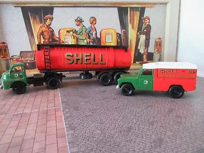 $9.40 • Buy CORGI CLASSICS 2 MODEL SET LAND ROVER/BEDFORD TANKER - SHELL/BP  No. 31005