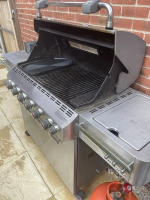 £185 • Buy Weber Summit 6 Burner Grill With Smoke Box/infra Red Burner & Side Burner 
