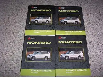 2002 Mitsubishi Montero Shop Service Repair Manual XLS Limited 3.5L V6 • $237.30