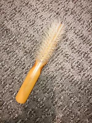 Free Shipping VINTAGE SEARS APPROVED NYLON AMBER HAIR BRUSH • $14.95