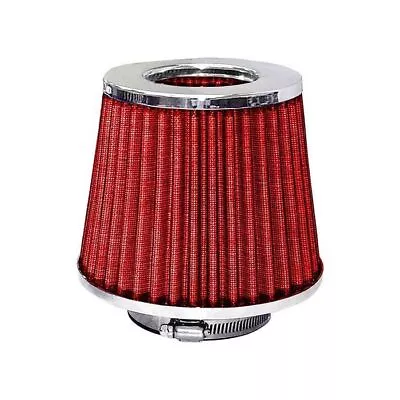 Jetco Air Filter Pod Style Chrome Top/Red Filter Performance Products Air Filter • $42.67