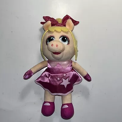 Disney Junior Muppet Babies Miss Piggy Plush Doll Stuffed Animal Just Play 9” • $11.14