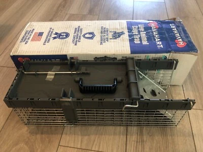 $20 • Buy Havahart Used Small 1 Door Live Animal Cage Trap Squirrel Silver Model 1026