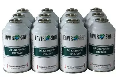 R1234YF Lubricant Oil Charge For R-1234YF Systems Enviro-Safe 12 4 Oz Cans • $84