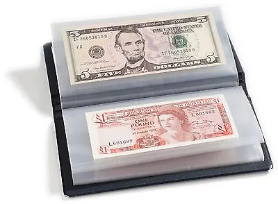 X2 Banknote Albums Lighthouse Currency Mini Travel Wallet US Dollar Collection  • $36.90