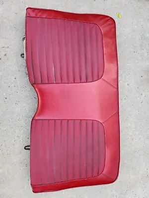 1965 1966 1967 1968 Mustang Coupe Original Used Rear Seat Back Red • $275
