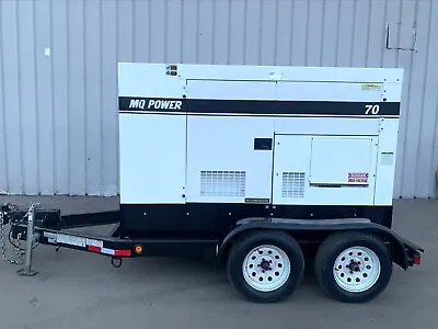 MQ MultiQuip WhisperWatt 70 KVA 56 Kw Towable Generator DCA-70SSIU4F 5259 HRS • $25950