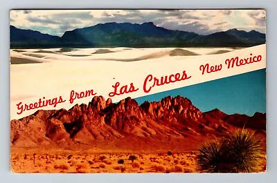 $9.99 • Buy Las Cruces NM-New Mexico, Scenic Banner Greetings, Vintage C1969 Postcard