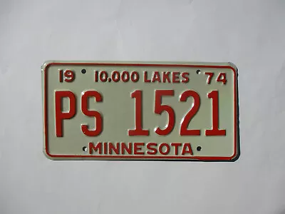 NOS 1974 Minnesota MN License Plate • $8