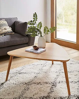 Peyton Oak Coffee Table Mid Century Design • £63.32