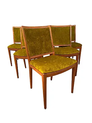 Mid Century Danish Teak Dining Chairs Set Of 6 • $3500