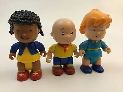 PBS Caillou Rosie Clementine Figures 2.75” Cake Toppers 3pc Toys Posable C • $23.95
