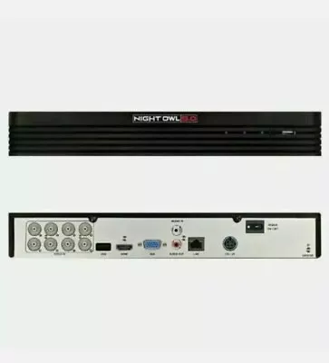Night Owl 8 Channel DVR-THD50B-81-HIK THD 5.0 With 1TB HDD New • $159.99