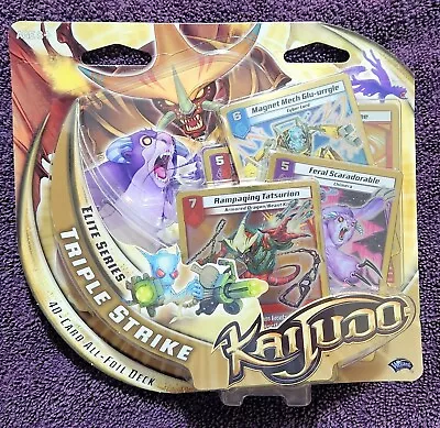 Kaijudo Triple Strike Elite Series - 40-Card All-Foil Deck - New Sealed Deck. • $13.50