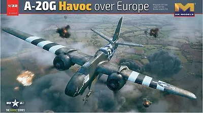 HK Models 01E039 1:32 Douglas A-20G Havoc Over Europe Aircraft Plastic Model Kit • $209.98