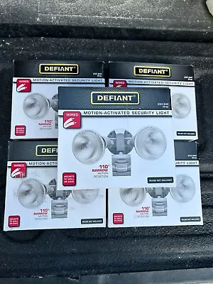 Defiant Wired 110 Degree Detection Outdoor Grey Motion Activated Security Light • $9.77