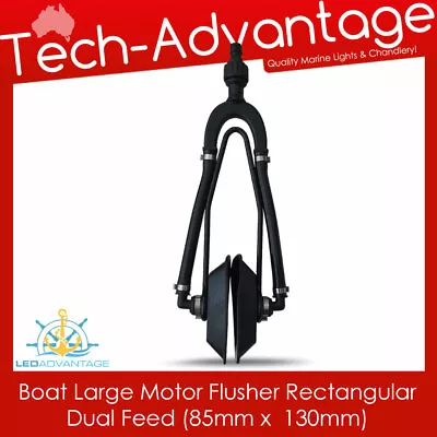 $32.30 • Buy Marine Boat Engine Startup Outboard Dual Large Motor Rectangular Flusher Muffs