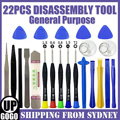 22 In 1 Mobile Phone Repair Tools Kit Set Spudger Pry Opening Tool Screwdriver • $10.45