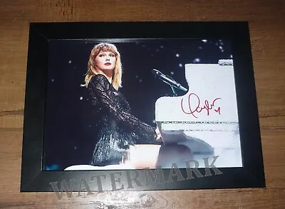 Taylor Swift Piano Signature Picture Framed Black Frame UV Protected Signed* • $49.99