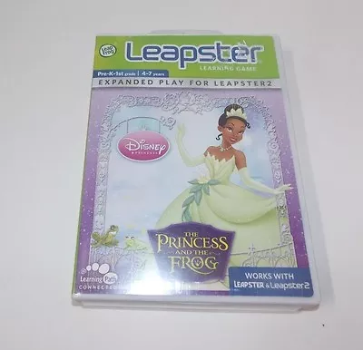 Leap Frog Leapster 2  Disney Princess And The Frog  Learning Game  • $17.46