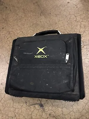 Official Microsoft Original XBOX Carrying Case Green Logo Storage Bag Travel • $14.99