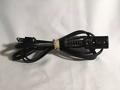 Vintage 67” Black Appliance Cord 1/2  Centers. • $8