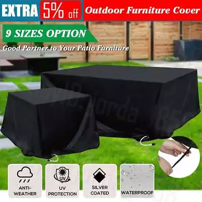 Waterproof Outdoor Furniture Cover Garden Patio Rain UV Sofa Table Protector AU • $20.95