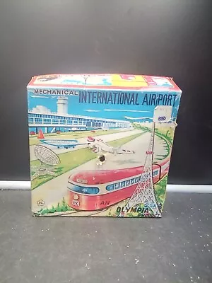 Vintage Kokyu Mechanical International Airport...tin-litho....wind-up.. Working • $9.99